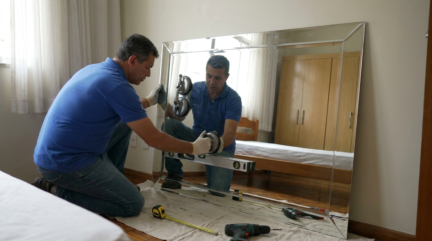 Espelho com moldura espelhada em Recife-PE